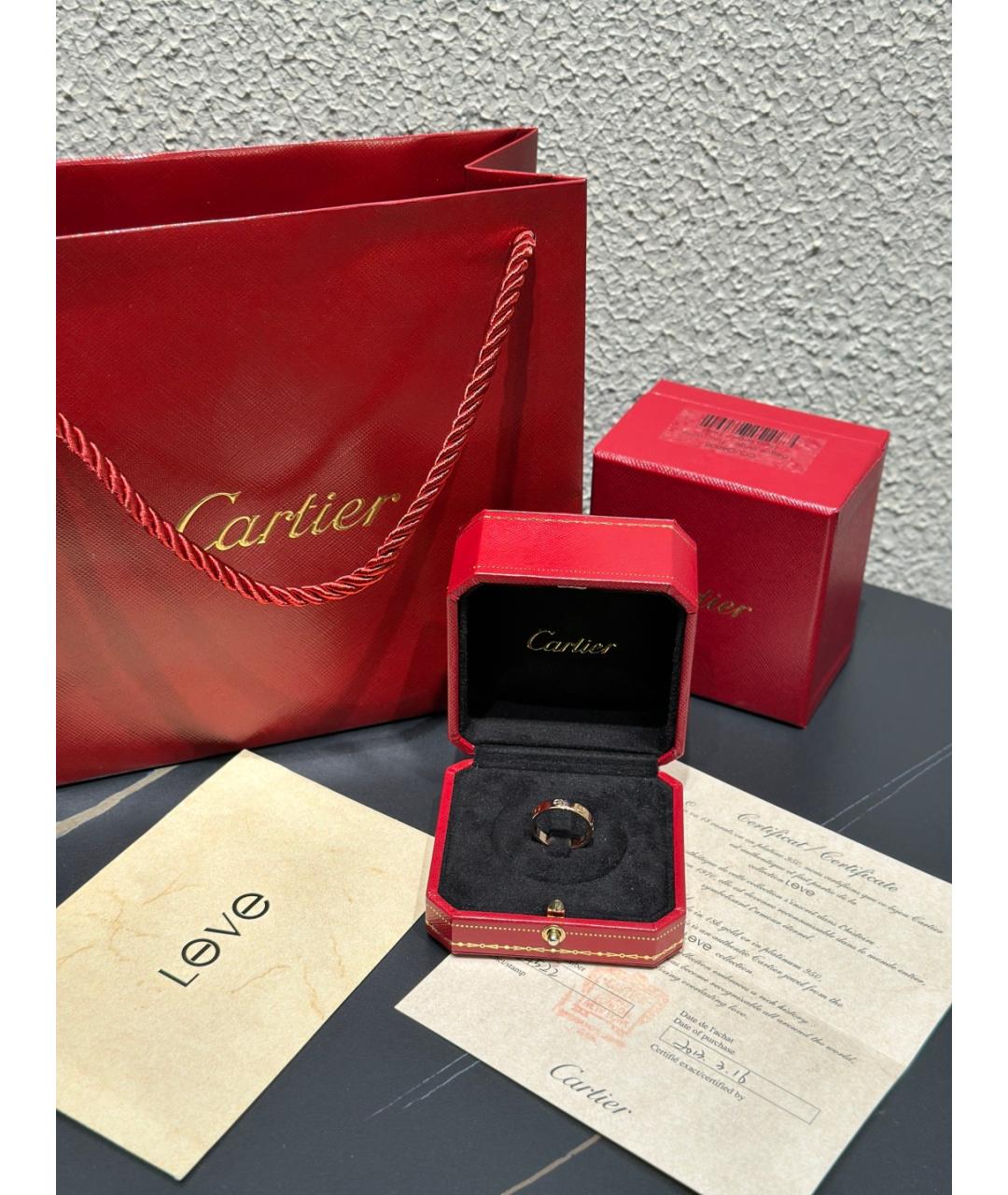CARTIER Золотое кольцо из розового золота, фото 10