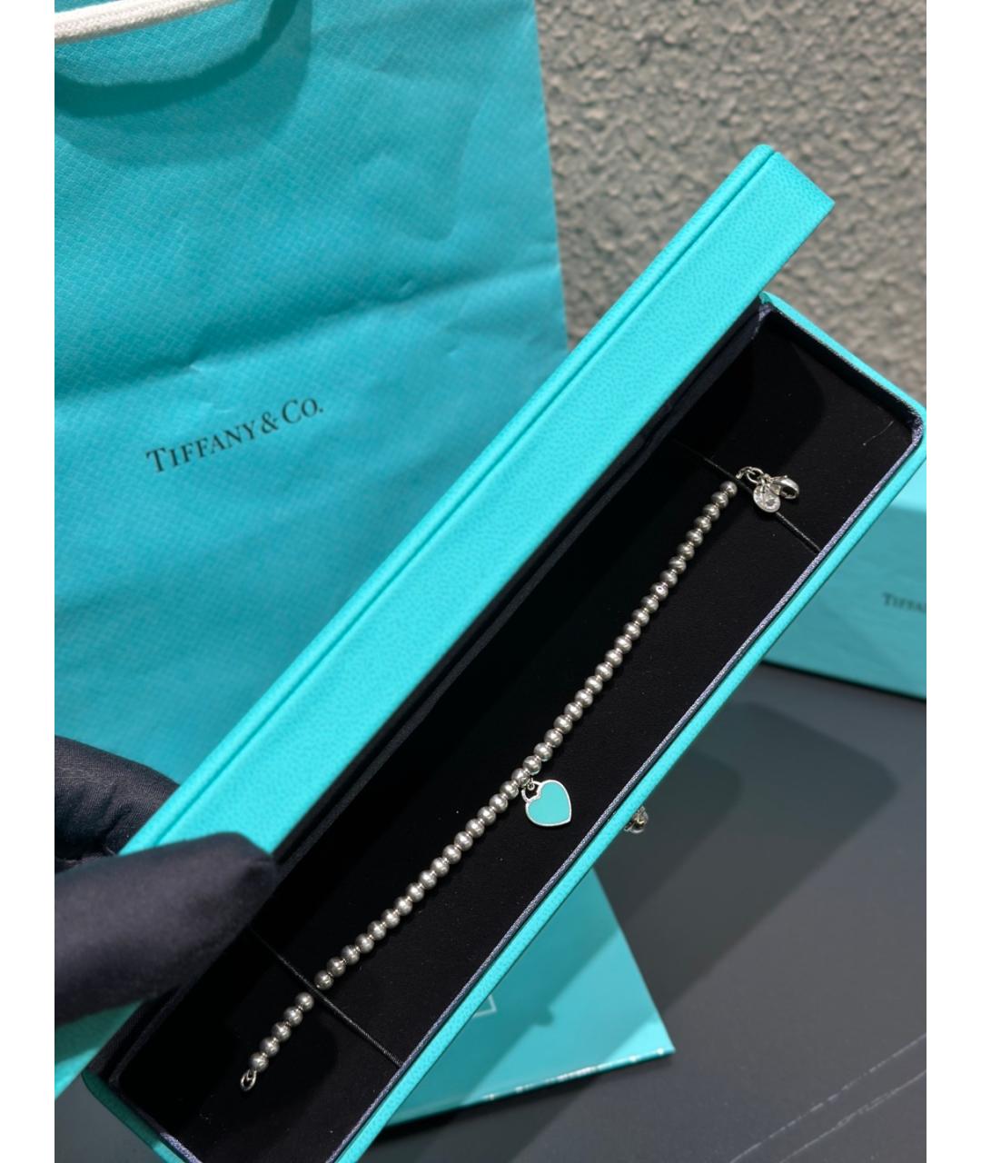 TIFFANY&CO Серебряный серебряный браслет, фото 4