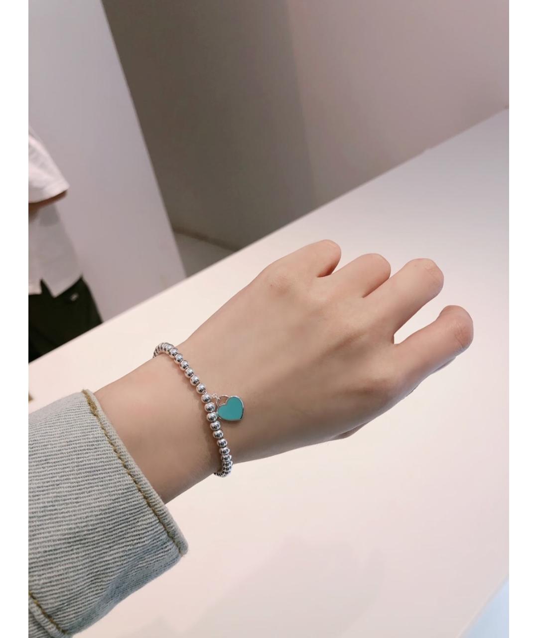 TIFFANY&CO Серебряный серебряный браслет, фото 9
