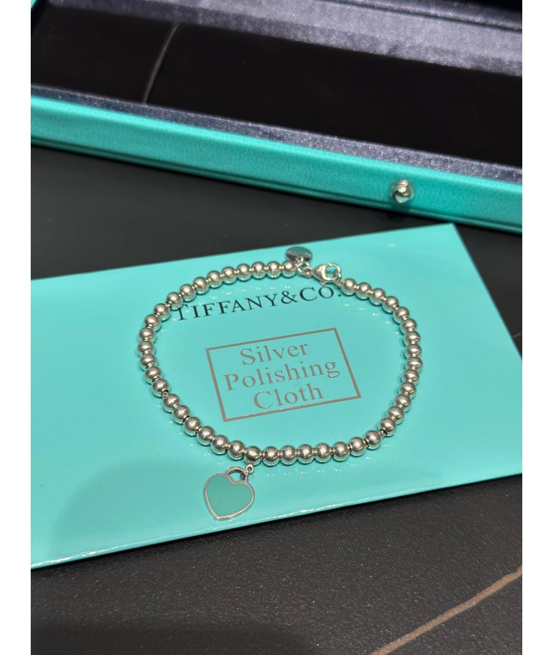 TIFFANY&CO Серебряный серебряный браслет, фото 6