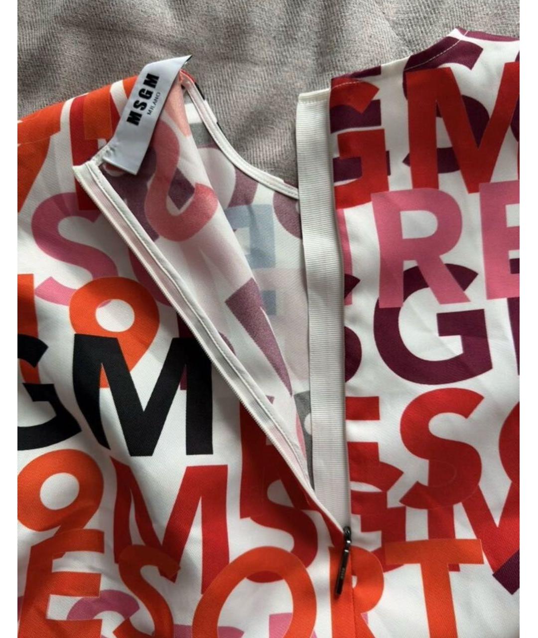 MSGM Мульти полиэстеровая футболка, фото 5