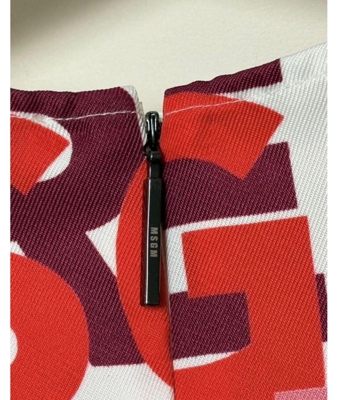 MSGM Мульти полиэстеровая футболка, фото 6