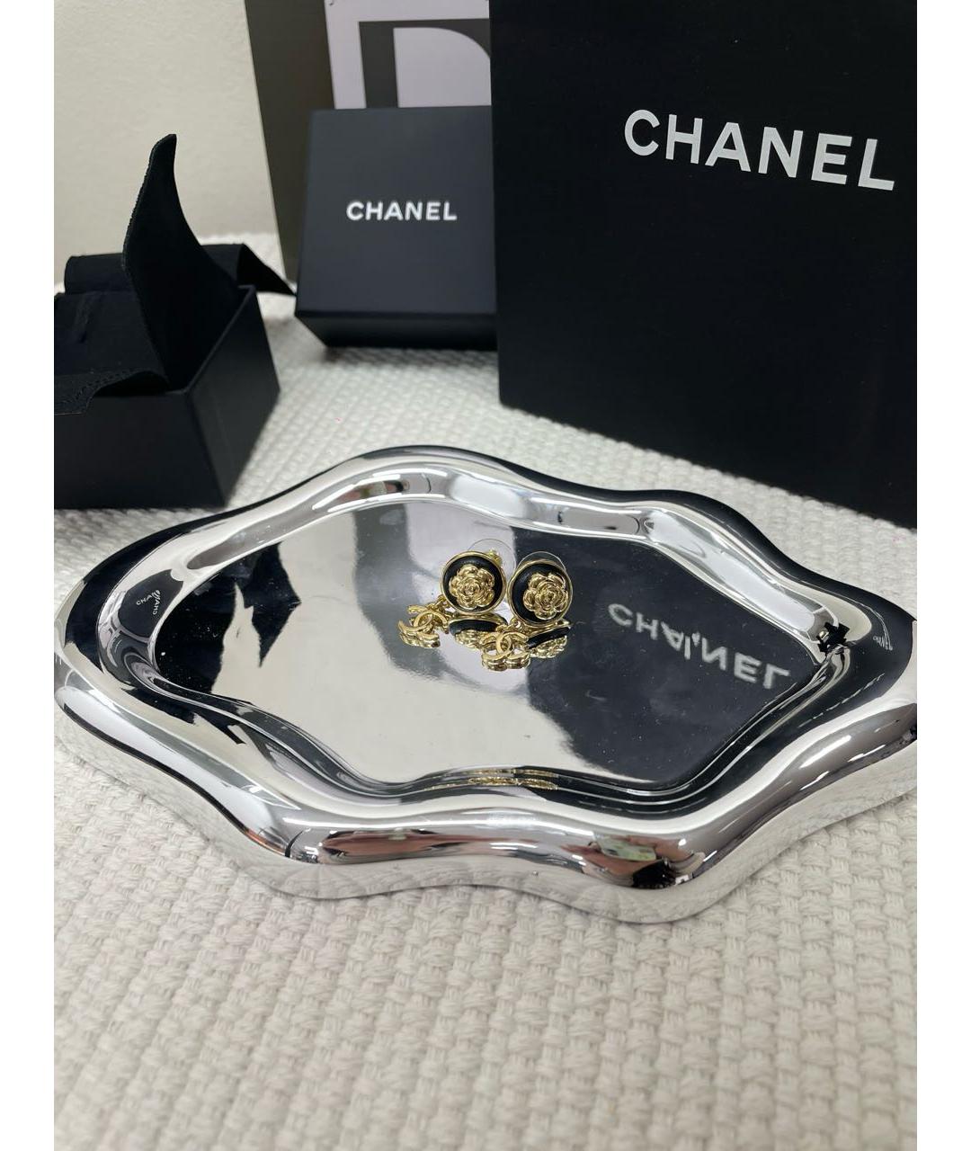 CHANEL Золотые серьги, фото 2