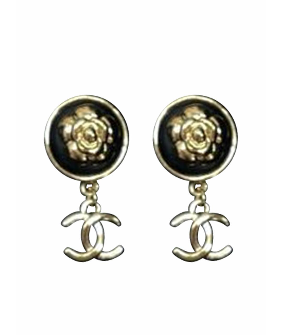 CHANEL Золотые серьги, фото 1