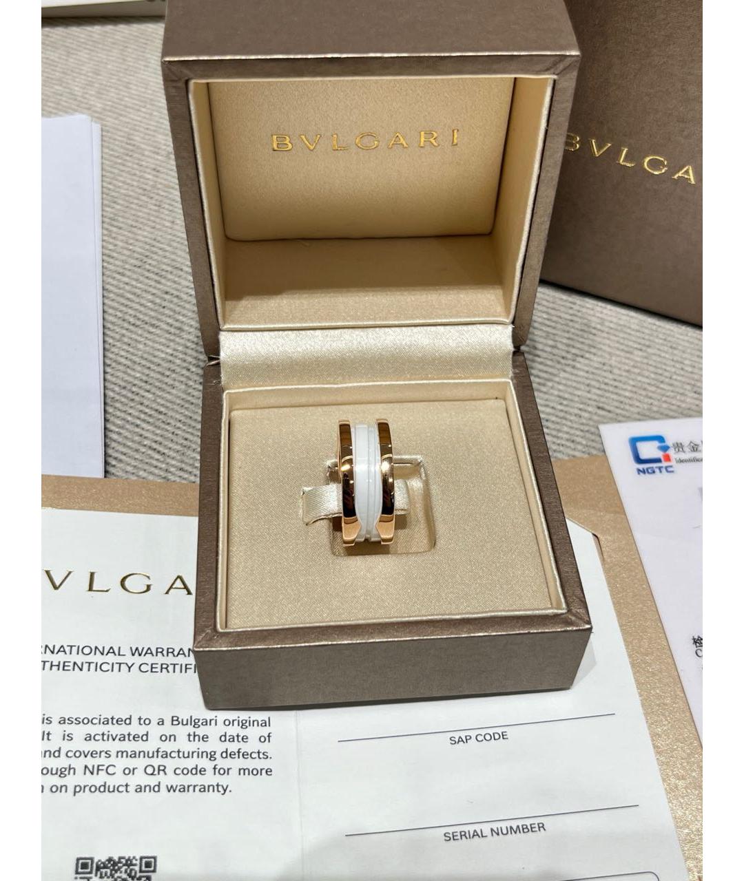 BVLGARI Золотое кольцо из розового золота, фото 2