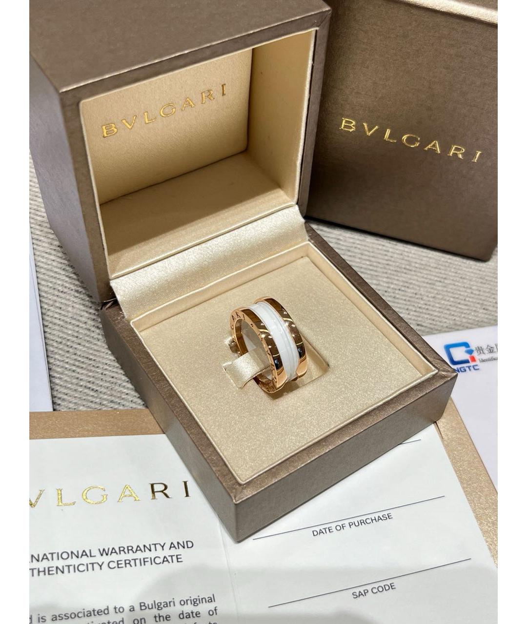 BVLGARI Золотое кольцо из розового золота, фото 6