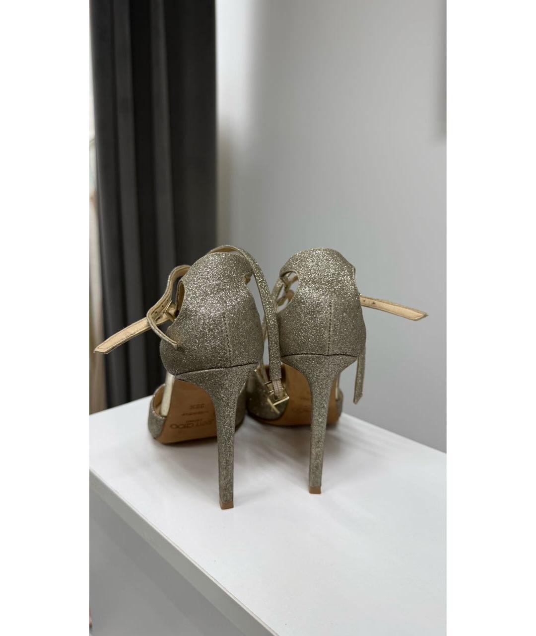 JIMMY CHOO Серебряные туфли, фото 4