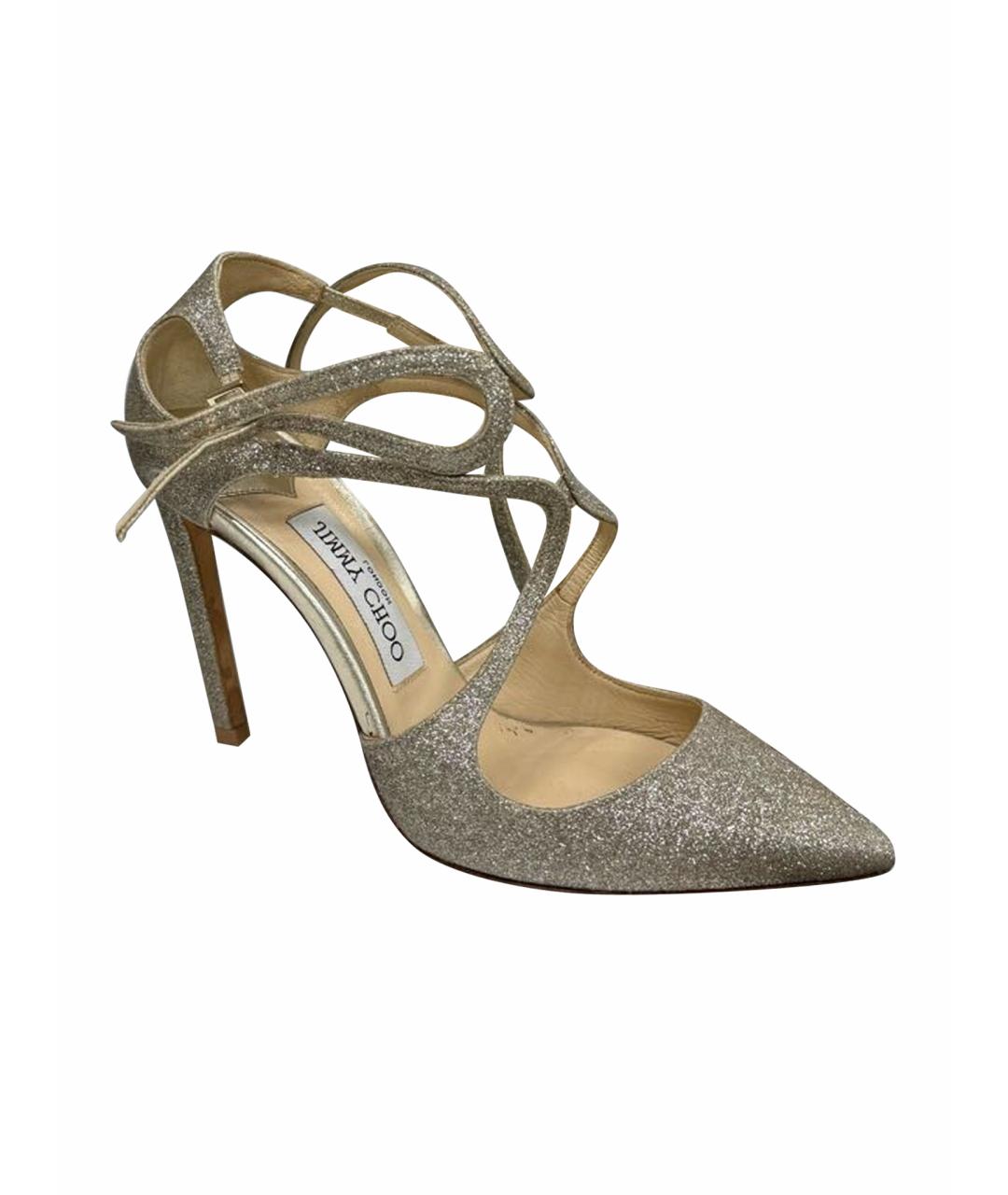 JIMMY CHOO Серебряные туфли, фото 1