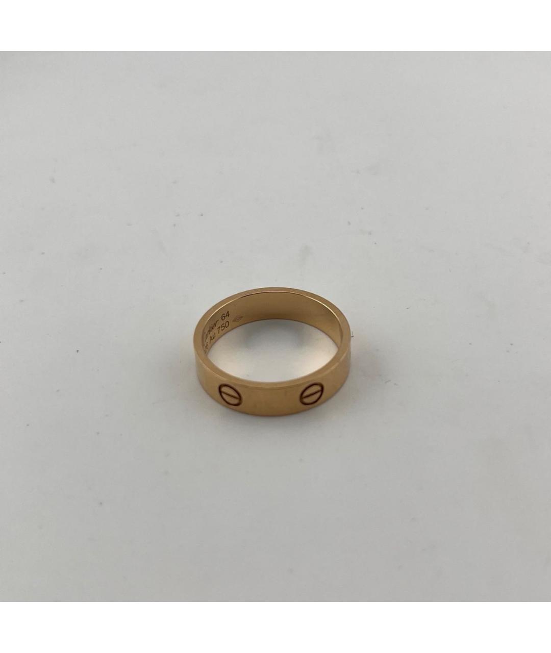 CARTIER Золотое кольцо из розового золота, фото 5