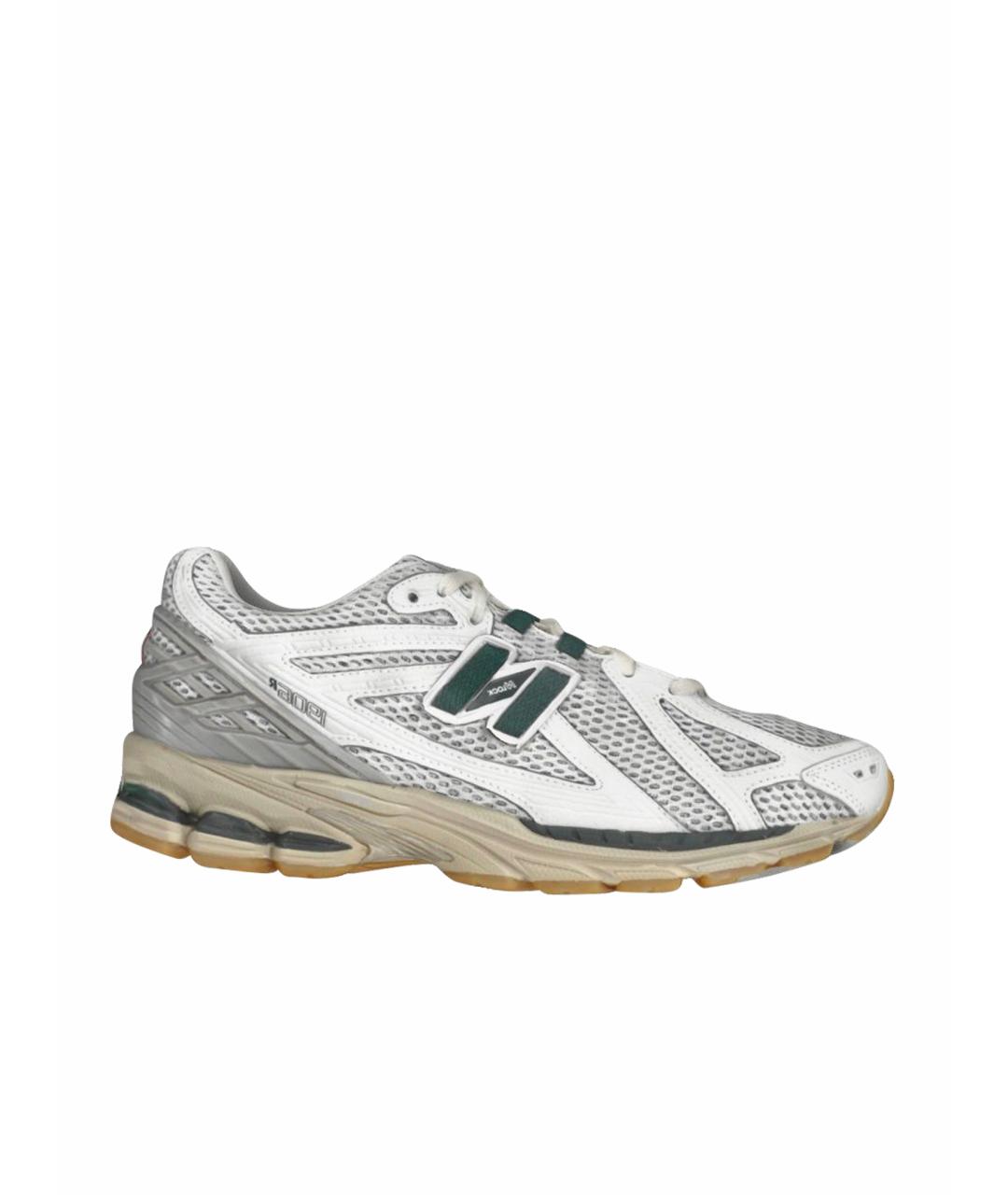 NEW BALANCE Бежевые текстильные низкие кроссовки / кеды, фото 1