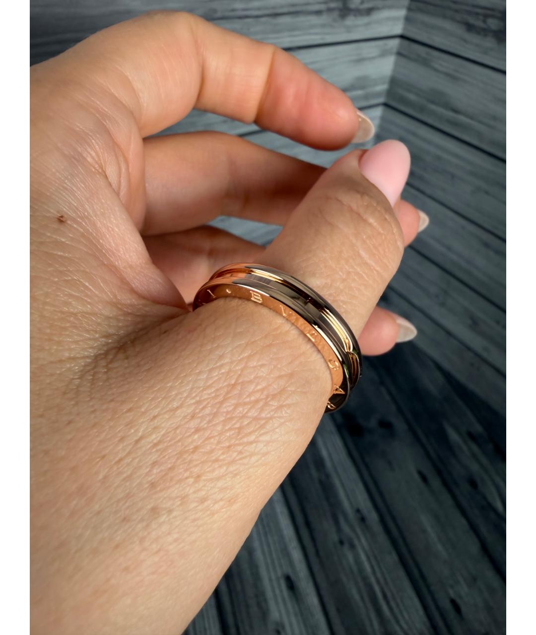 BVLGARI Золотое кольцо из розового золота, фото 4