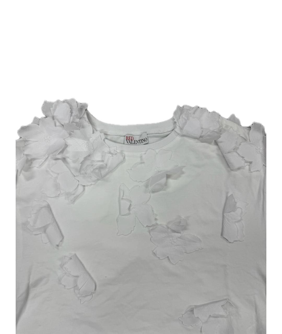 RED VALENTINO Белая футболка, фото 2