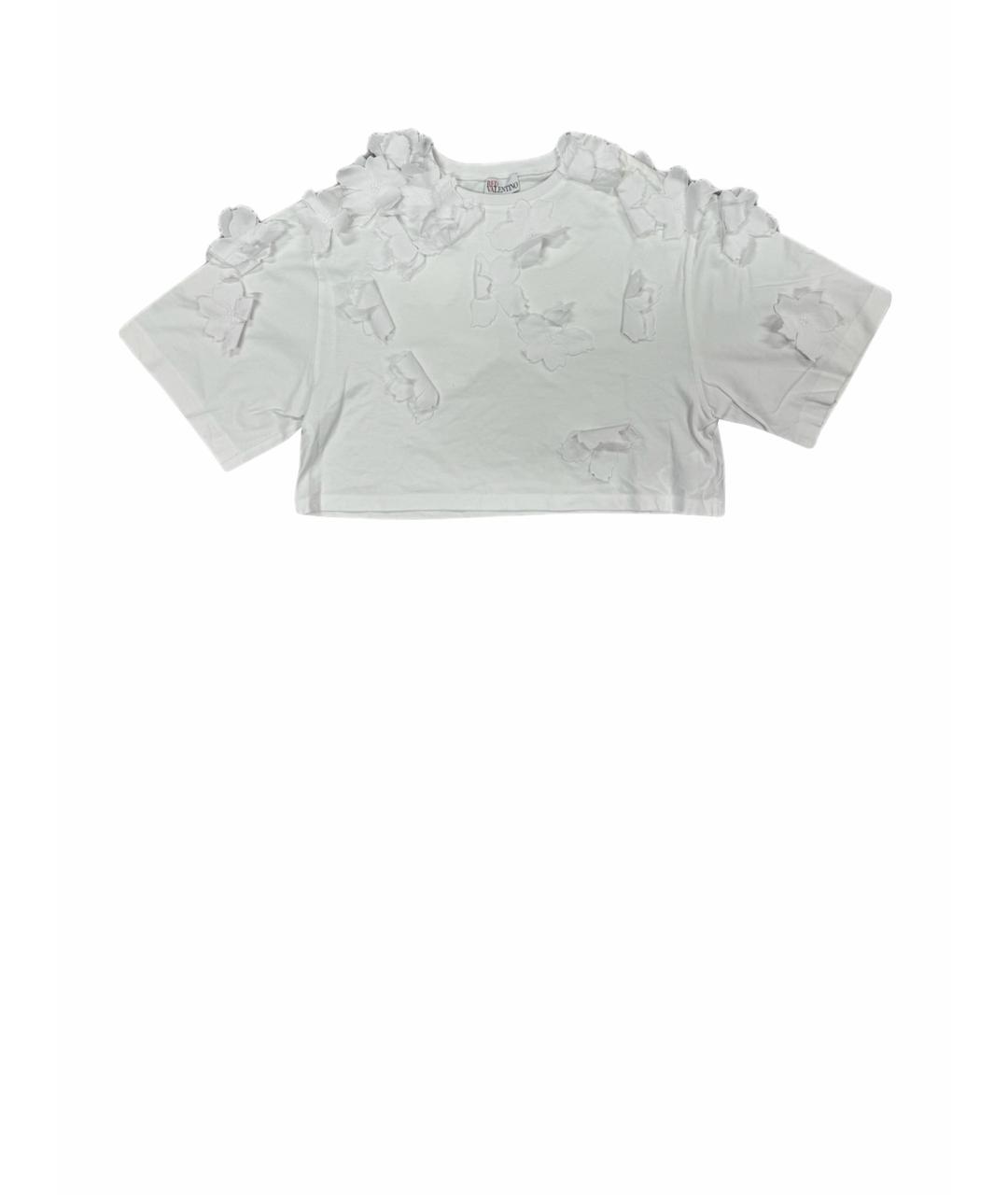 RED VALENTINO Белая футболка, фото 1
