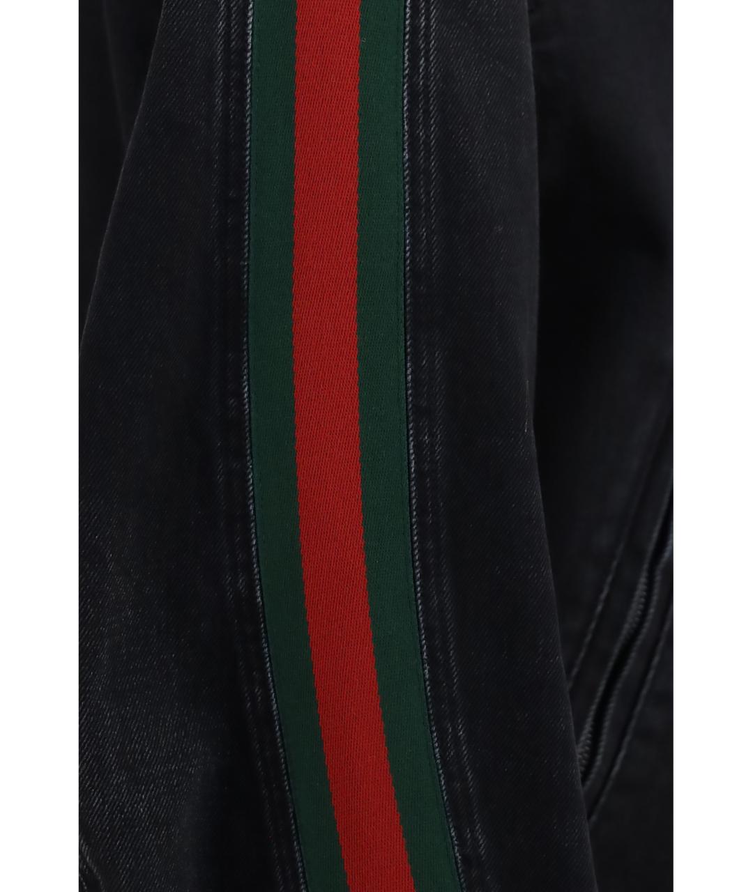 GUCCI Черная хлопковая куртка, фото 3