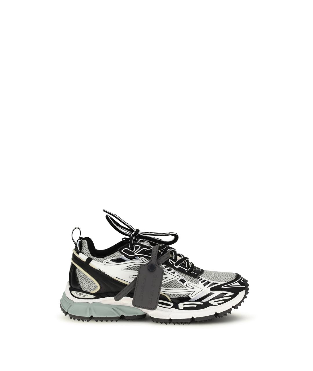 OFF-WHITE Серые текстильные кроссовки, фото 1