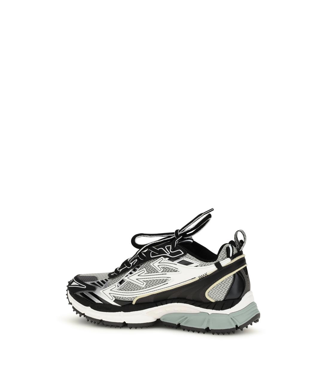 OFF-WHITE Серые текстильные кроссовки, фото 3
