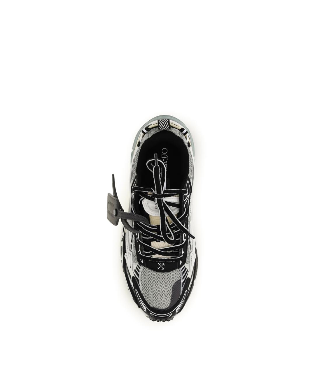 OFF-WHITE Серые текстильные кроссовки, фото 4