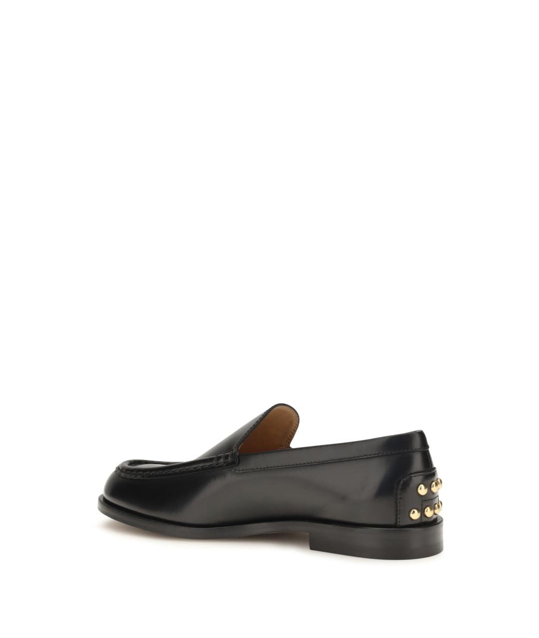 TOD'S Черные кожаные лоферы, фото 3