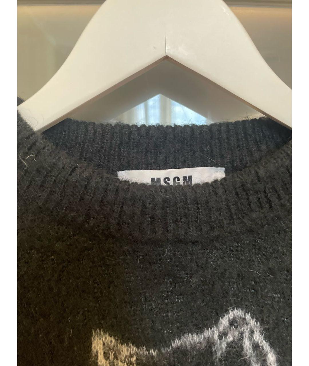 MSGM Черный полиамидовый джемпер / свитер, фото 3