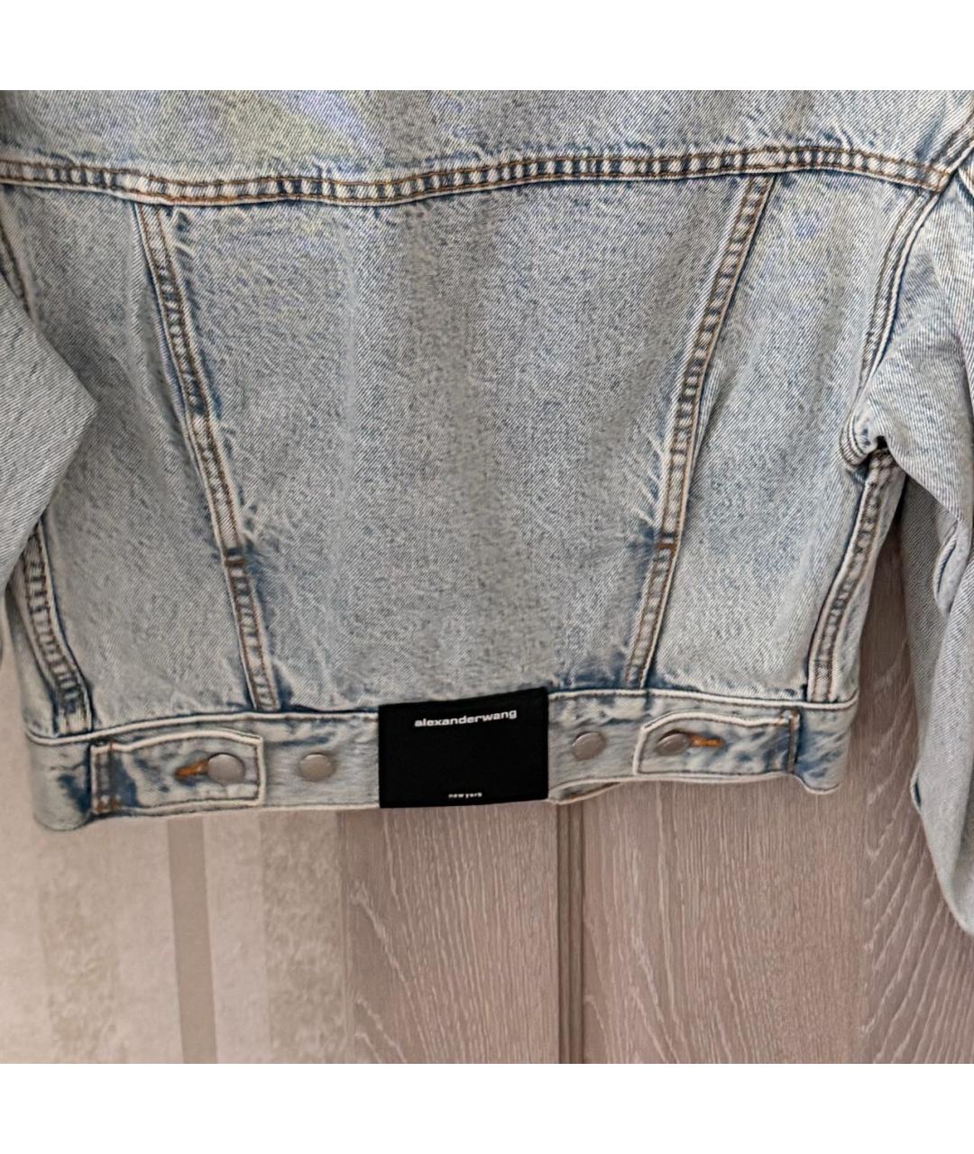 ALEXANDER WANG Голубая деним куртка, фото 4