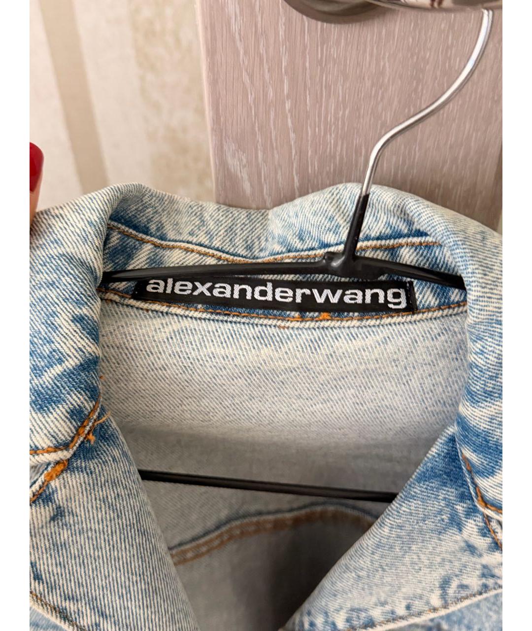 ALEXANDER WANG Голубая деним куртка, фото 3