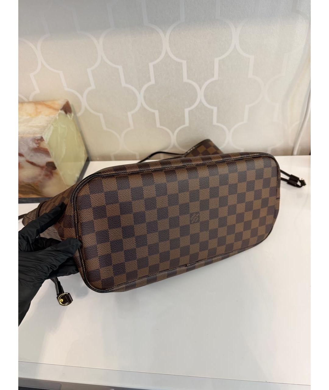 LOUIS VUITTON Коричневая сумка тоут, фото 4