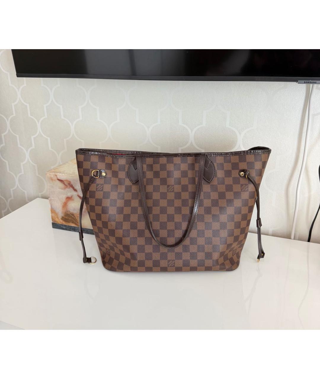 LOUIS VUITTON Коричневая сумка тоут, фото 2