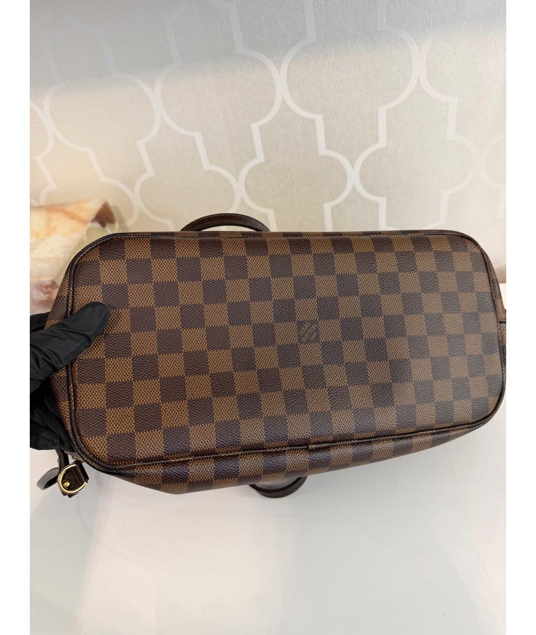 LOUIS VUITTON Коричневая сумка тоут, фото 6