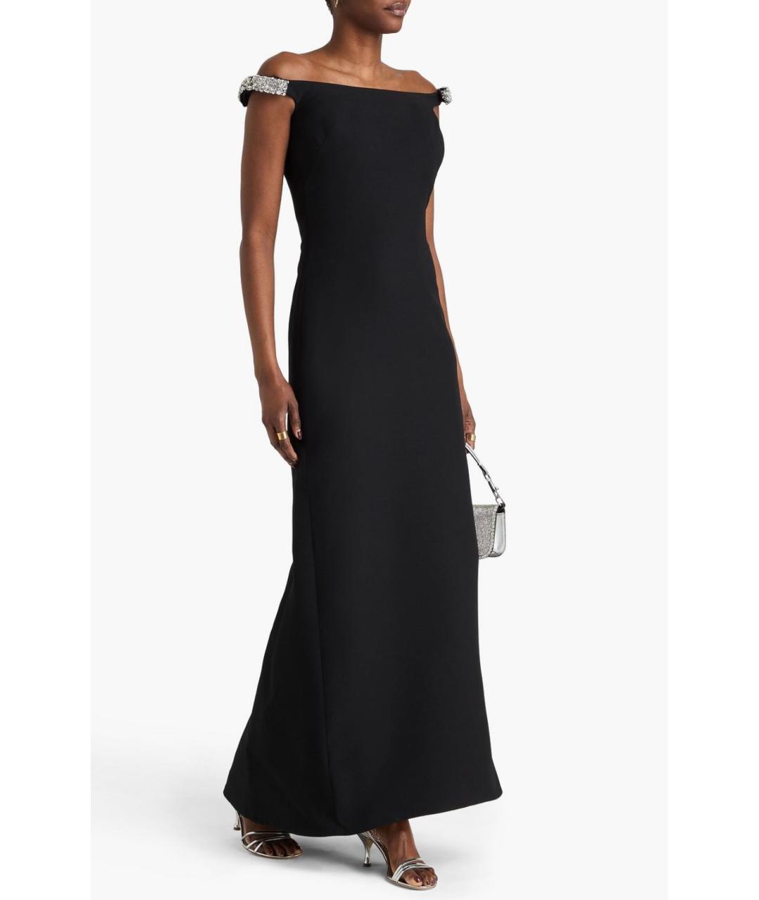 VALENTINO Черное шерстяное коктейльное платье, фото 2