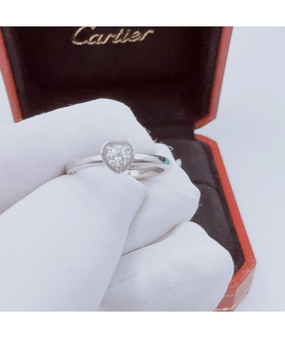 CARTIER Белое кольцо из белого золота, фото 6