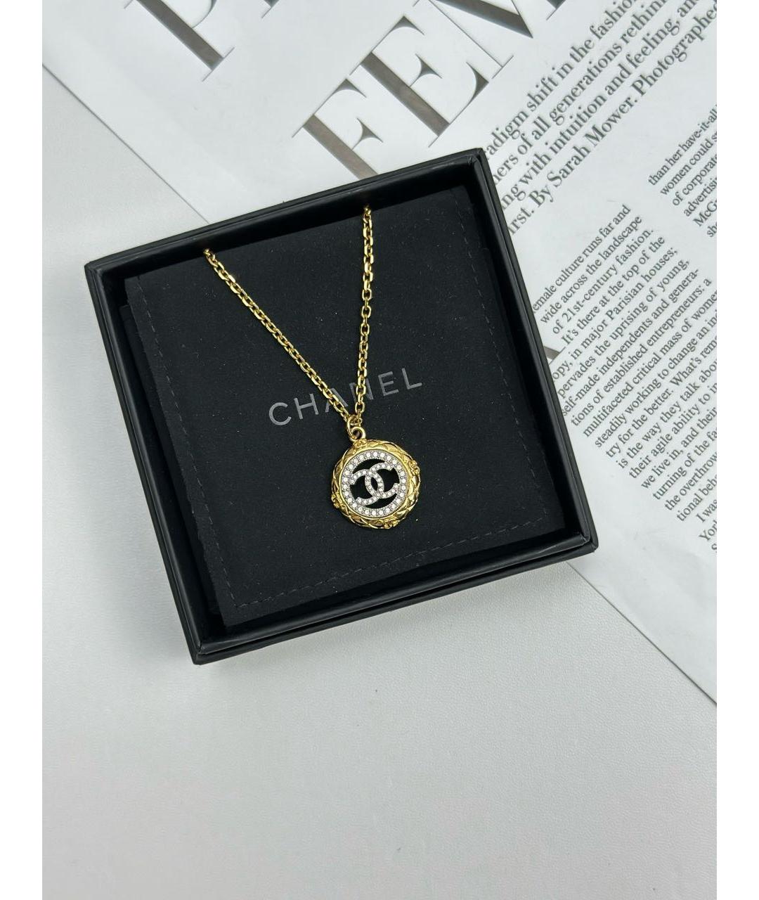 CHANEL Золотое колье, фото 8