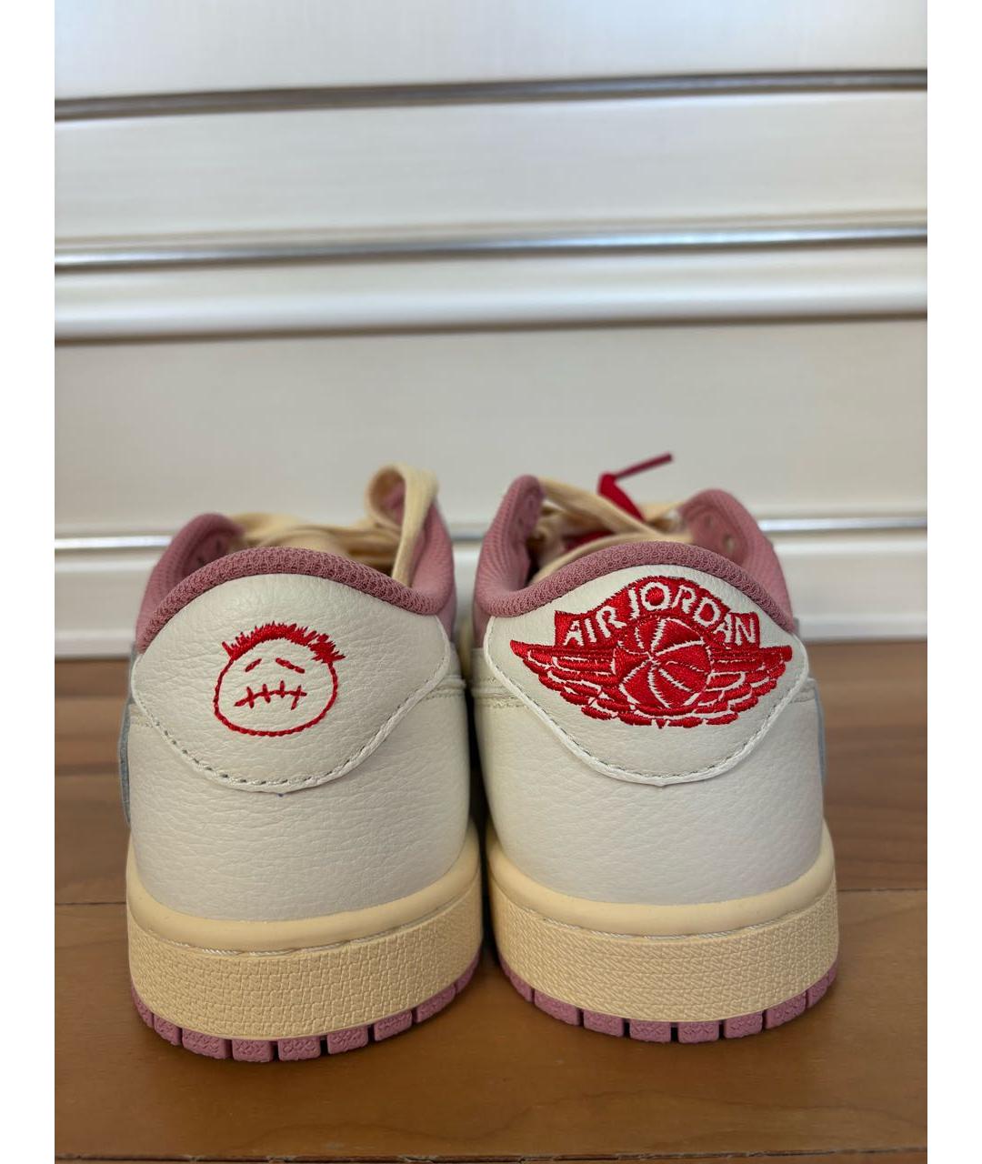 NIKE Розовые кожаные кроссовки, фото 4