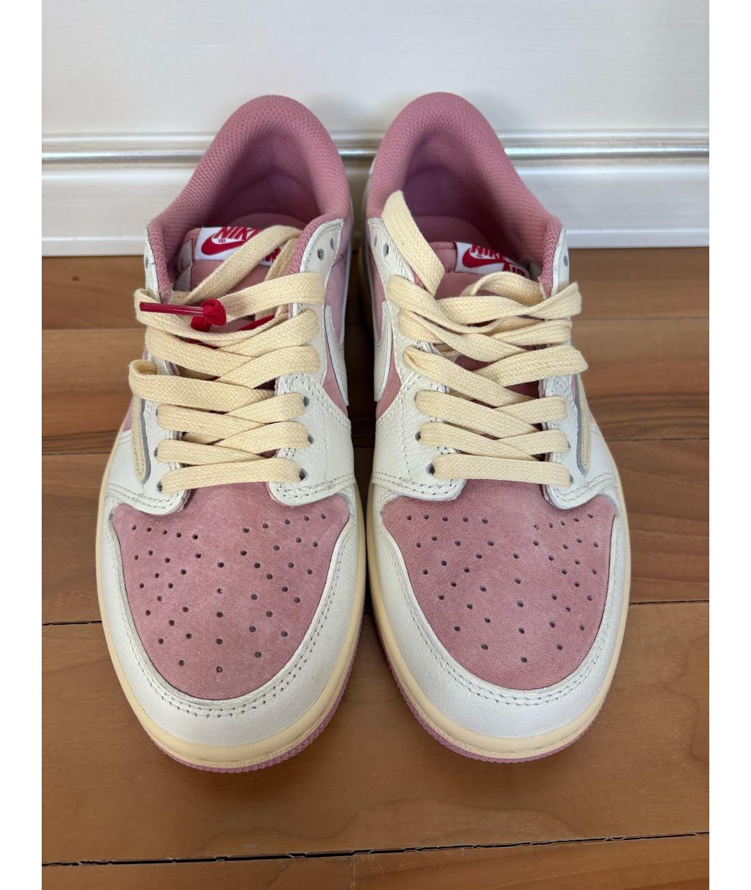 NIKE Розовые кожаные кроссовки, фото 2