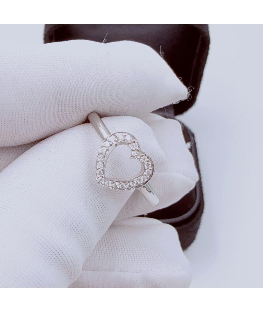 TIFFANY&CO Белое платиновое кольцо, фото 3