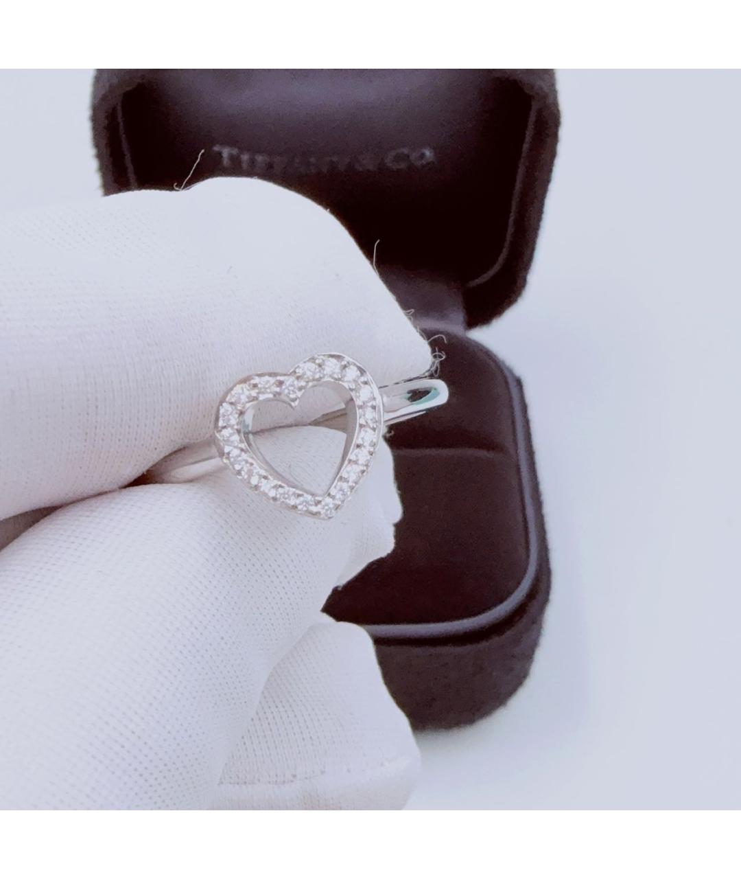 TIFFANY&CO Белое платиновое кольцо, фото 2