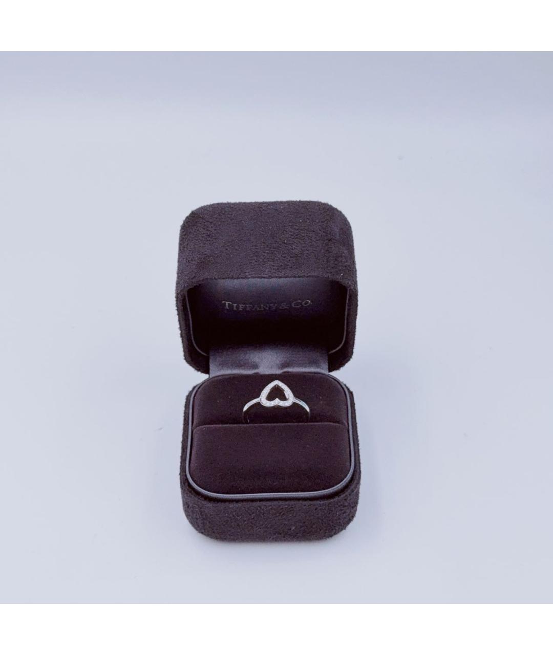 TIFFANY&CO Белое платиновое кольцо, фото 6