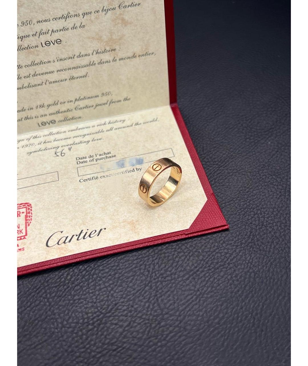CARTIER Золотое кольцо из розового золота, фото 4