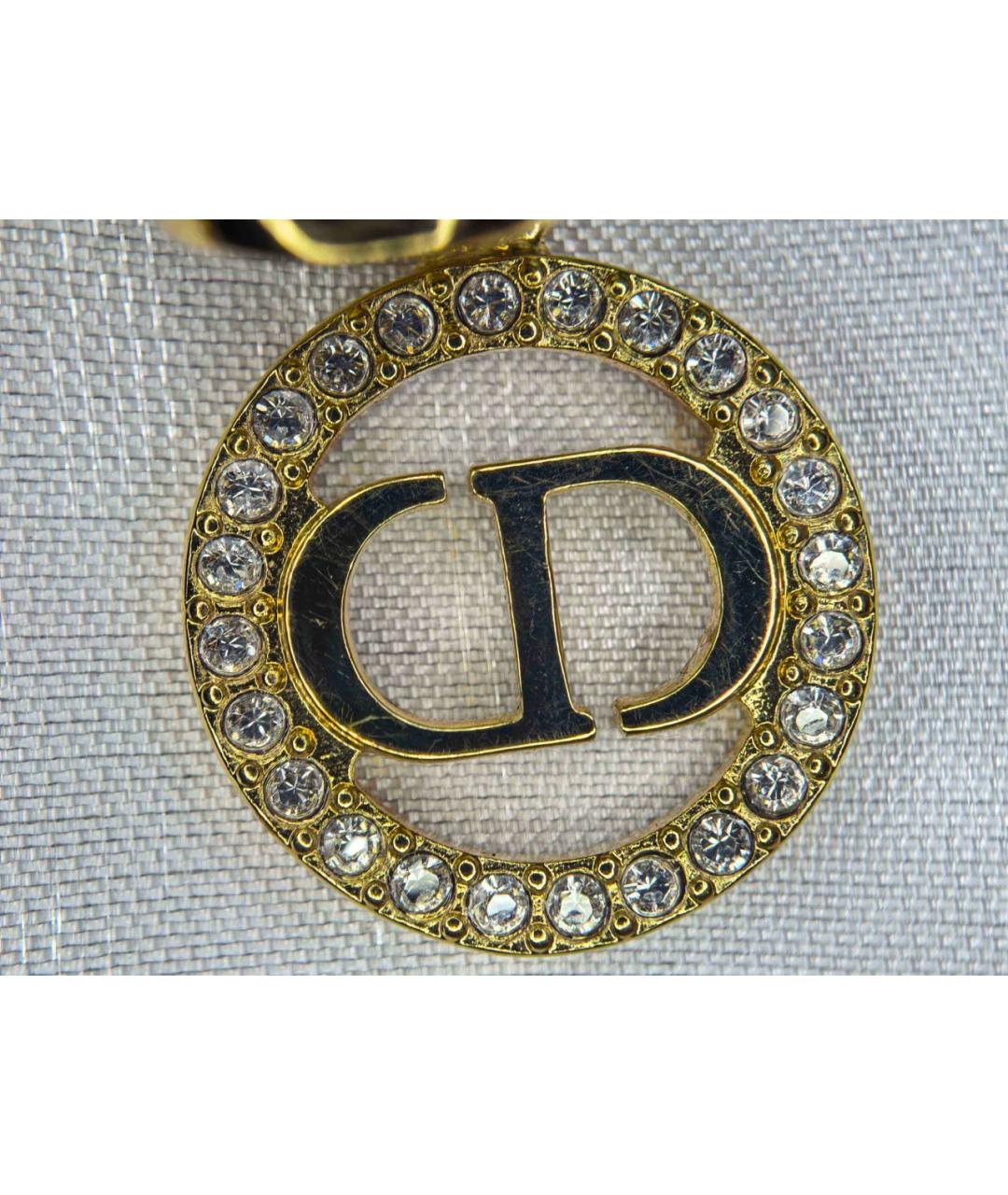 CHRISTIAN DIOR Золотые серьги, фото 5