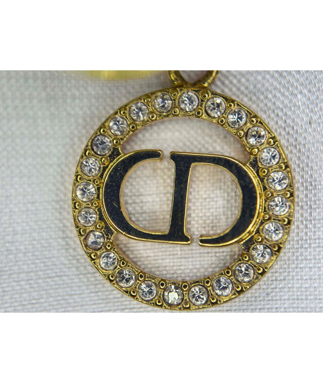 CHRISTIAN DIOR Золотые серьги, фото 6