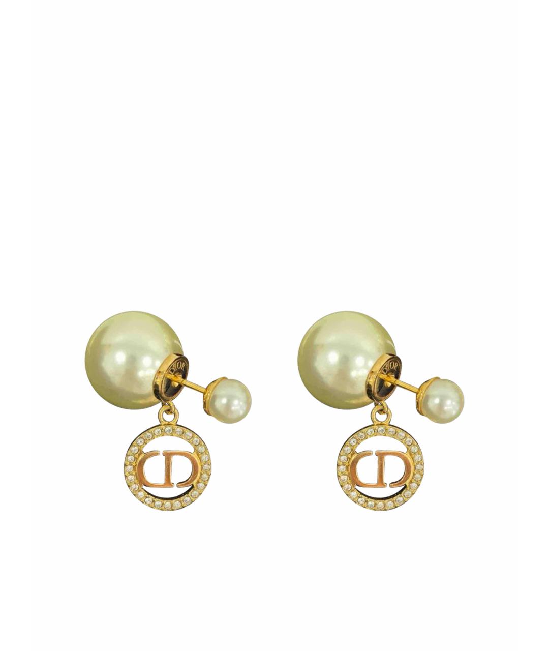 CHRISTIAN DIOR Золотые серьги, фото 1