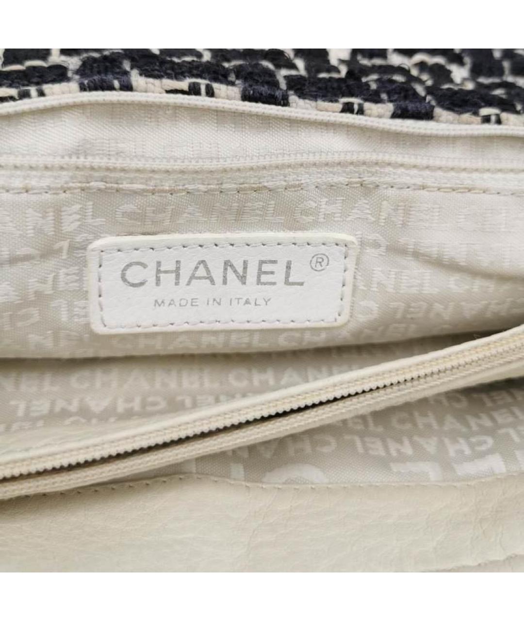 CHANEL Бежевая кожаная сумка через плечо, фото 6
