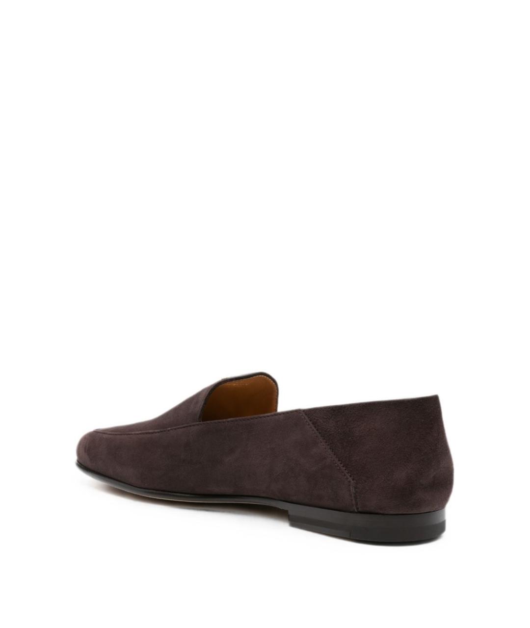TOD'S Коричневые замшевые лоферы, фото 3