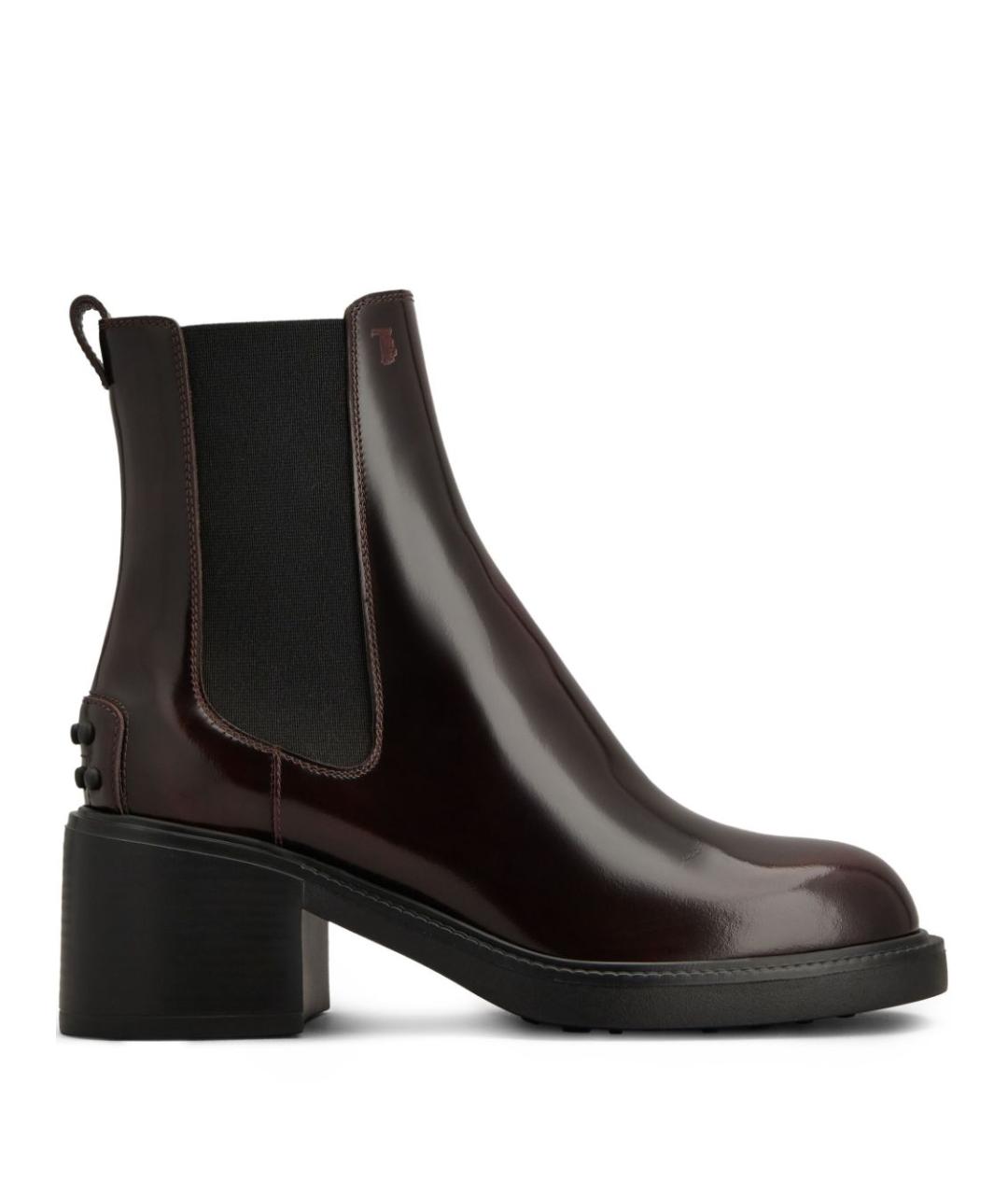 TOD'S Коричневые ботильоны, фото 1