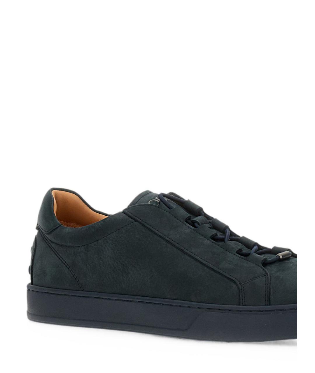 TOD'S Синие низкие кроссовки / кеды, фото 3