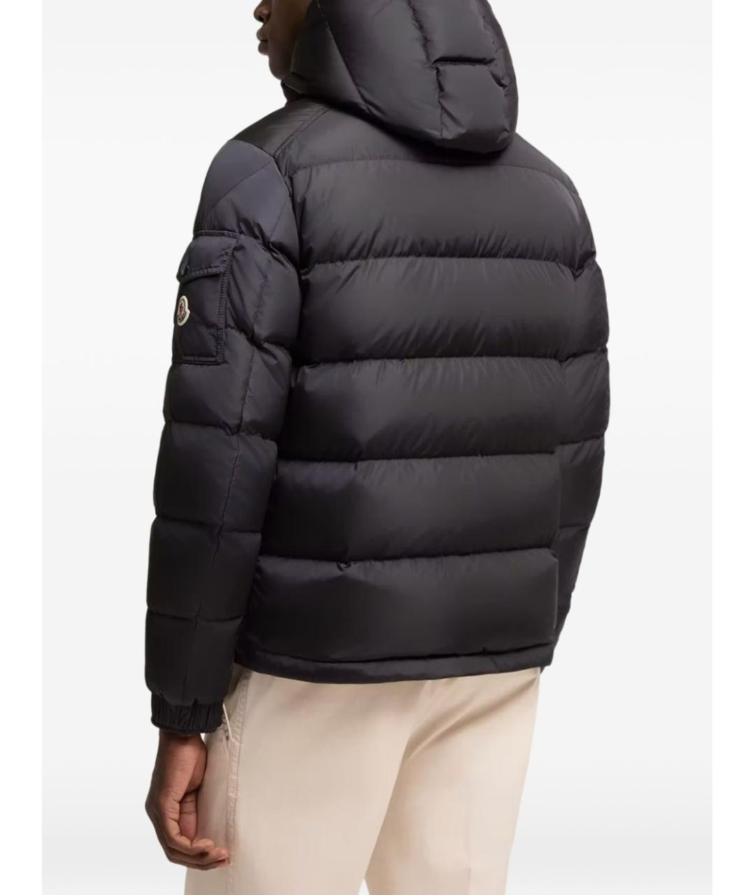MONCLER Синяя полиамидовая куртка, фото 5