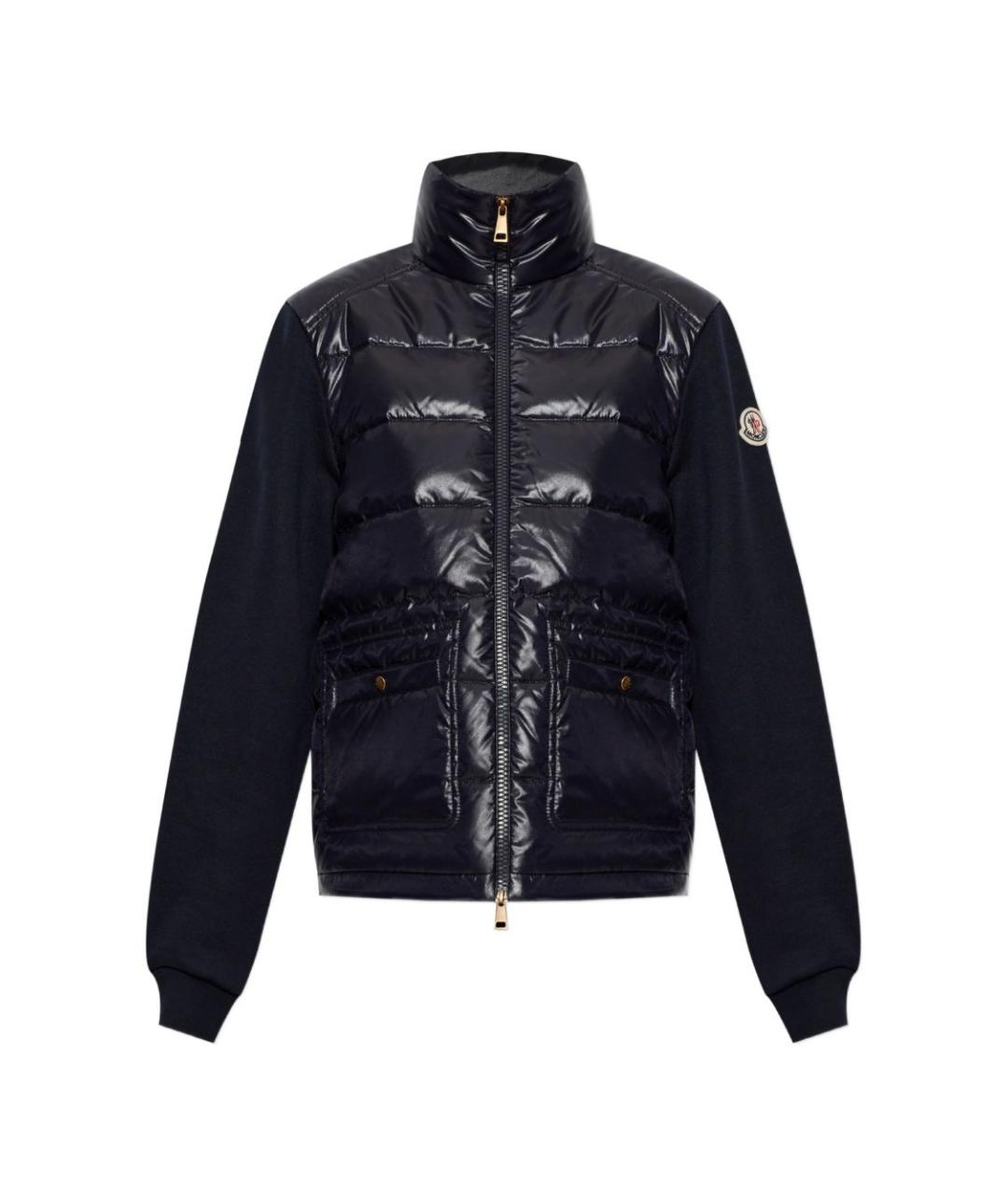 MONCLER Синяя хлопковая куртка, фото 1