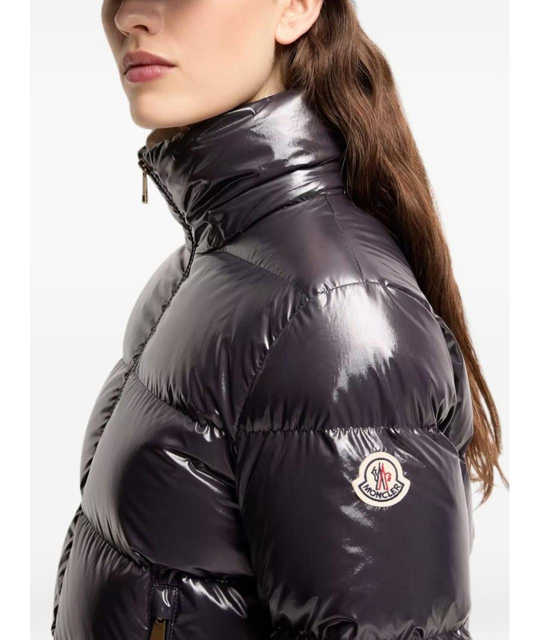 MONCLER Синяя полиамидовая куртка, фото 2