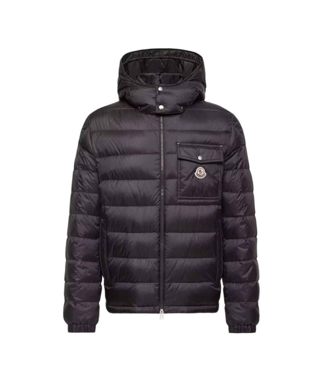 MONCLER Синяя полиамидовая куртка, фото 1
