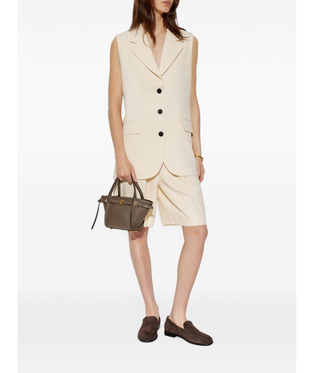 TOD'S Коричневые замшевые лоферы, фото 5