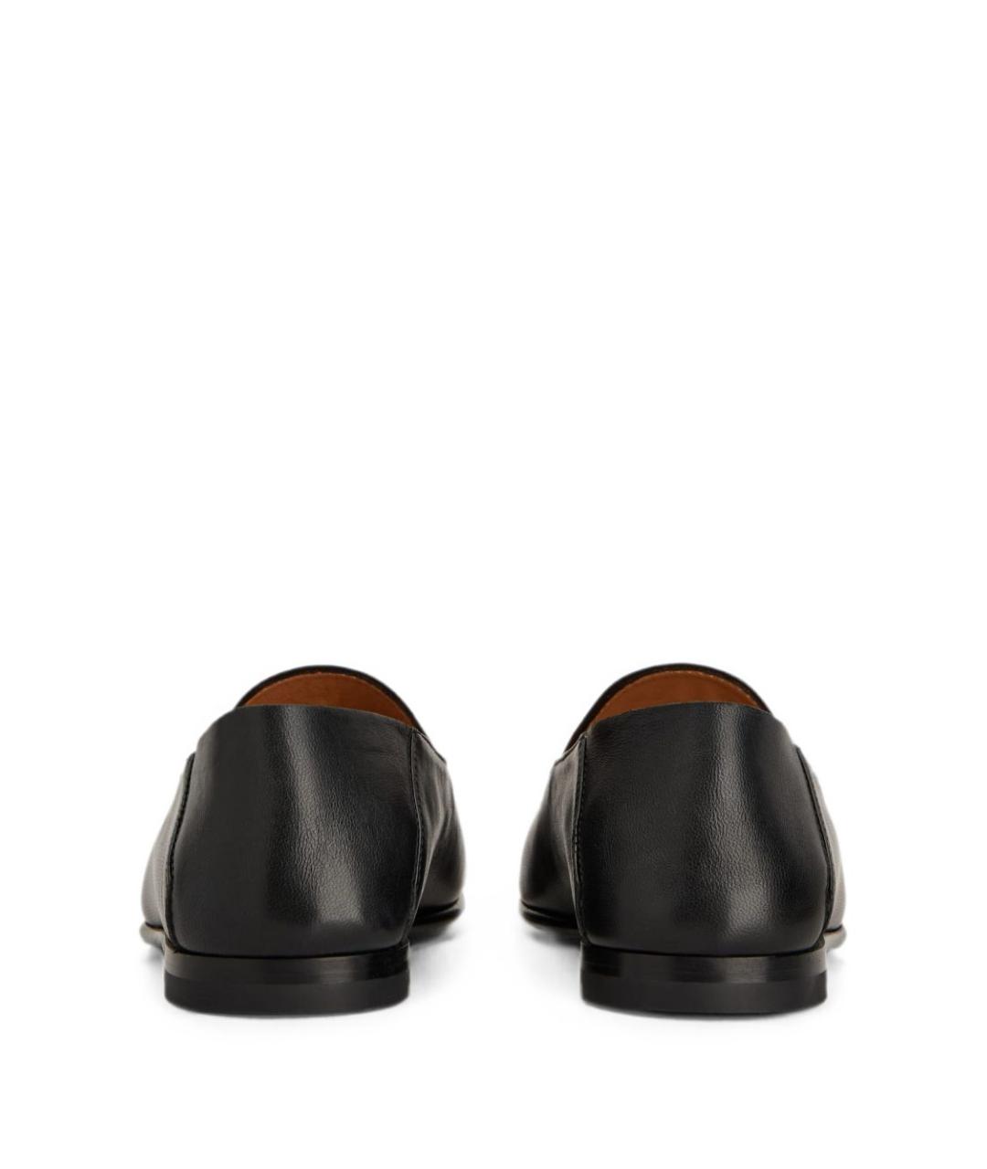 TOD'S Черные кожаные лоферы, фото 3
